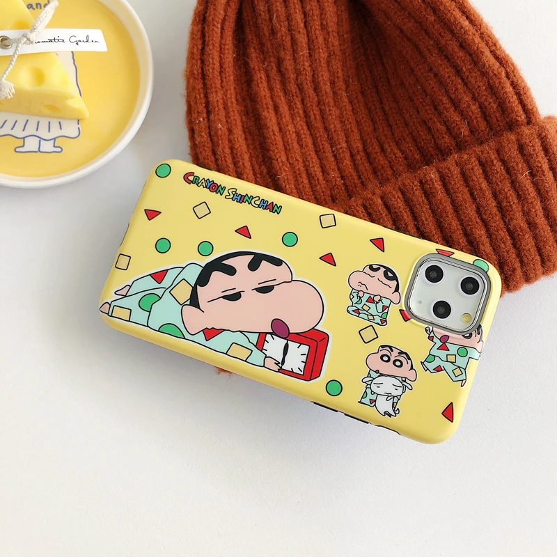 2 Милый чехол для телефона с рисунком Crayon Shinchan для iPhone 7, 8 Plus, чехол, матовый мягкий IMD силиконовый чехол для iPhone 11 Pro MAX XS MAX XR X - Цвет: 2