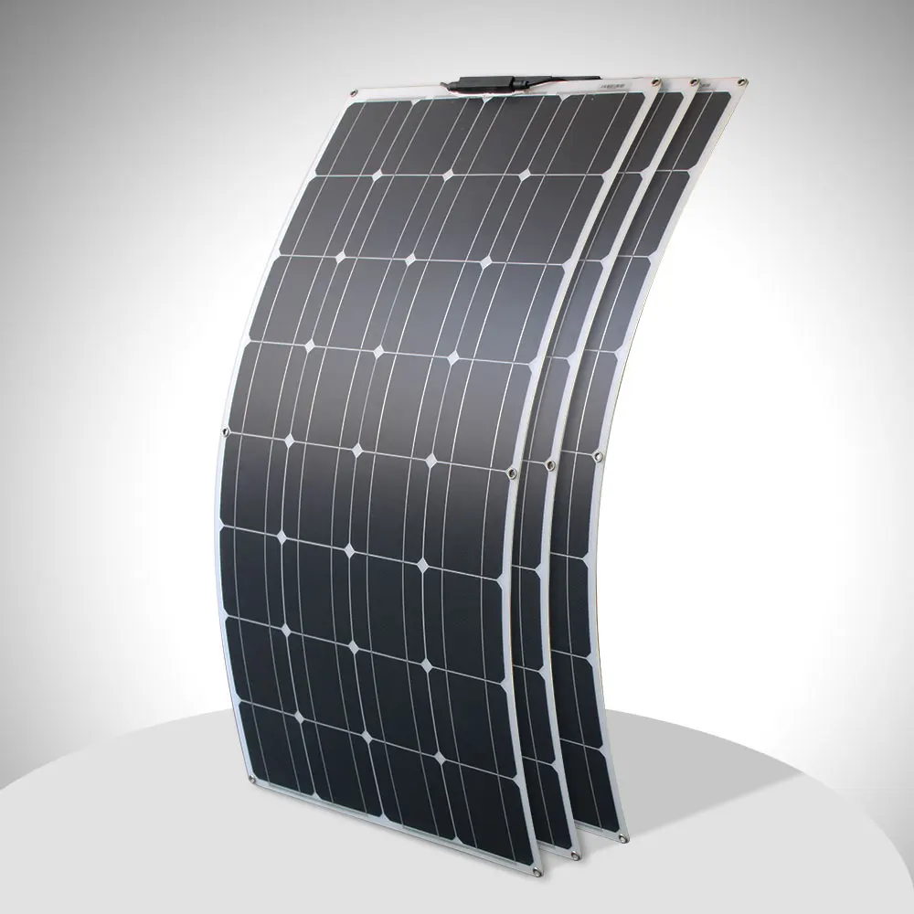 ตัวเลือกสินค้า แผงโซลาร์เซลล์ยืดหยุ่น 12V ชาร์จแบตเตอรี่ได้ทุกที่