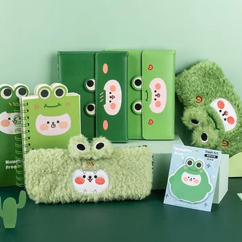 

Hello Soft Frog Lovely Zipper Bag Pencil Holder Gift 21.5*8*4cm School Supplies Stationery Free Shipping