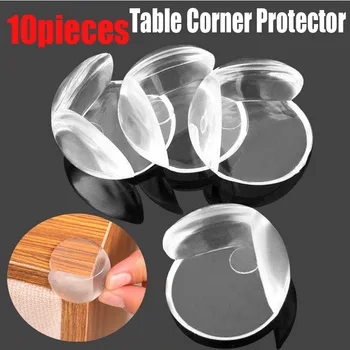 

10pcs Baby Safety Table Corner Protector Transparent Anti-Collision Angle Protection Cover Edge Corner Guard Child Security