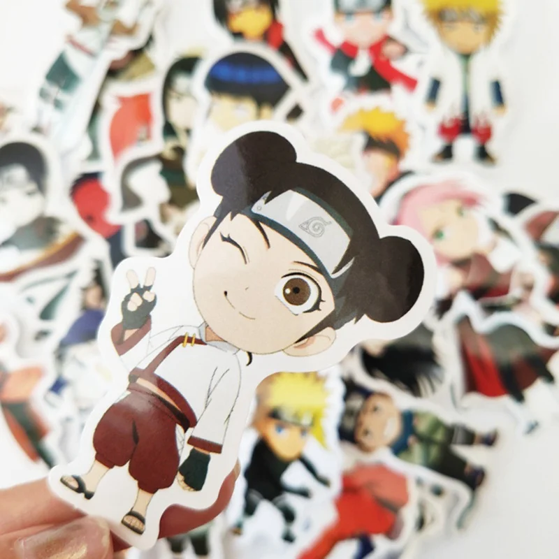 30 шт./упак. аниме мультфильм стикеры Naruto водонепроницаемый ПВХ бутылка для воды в