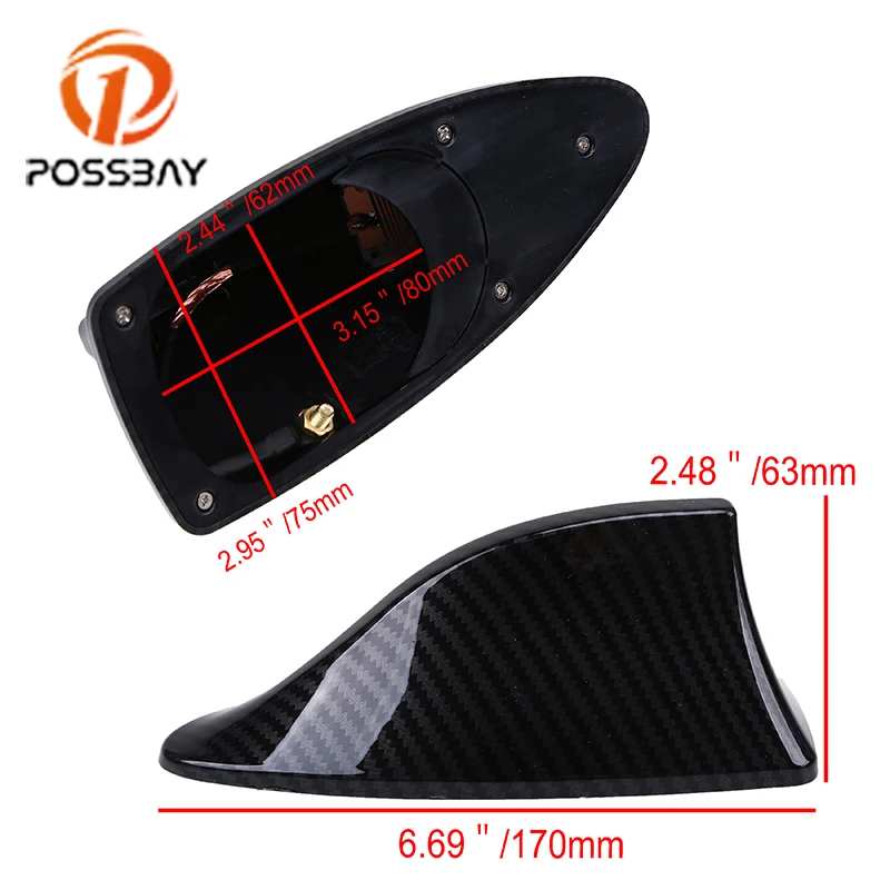 Автомобильная антенна плавник акулы posbay сигнальные антенны для Ford VW BMW Hyundai Benz