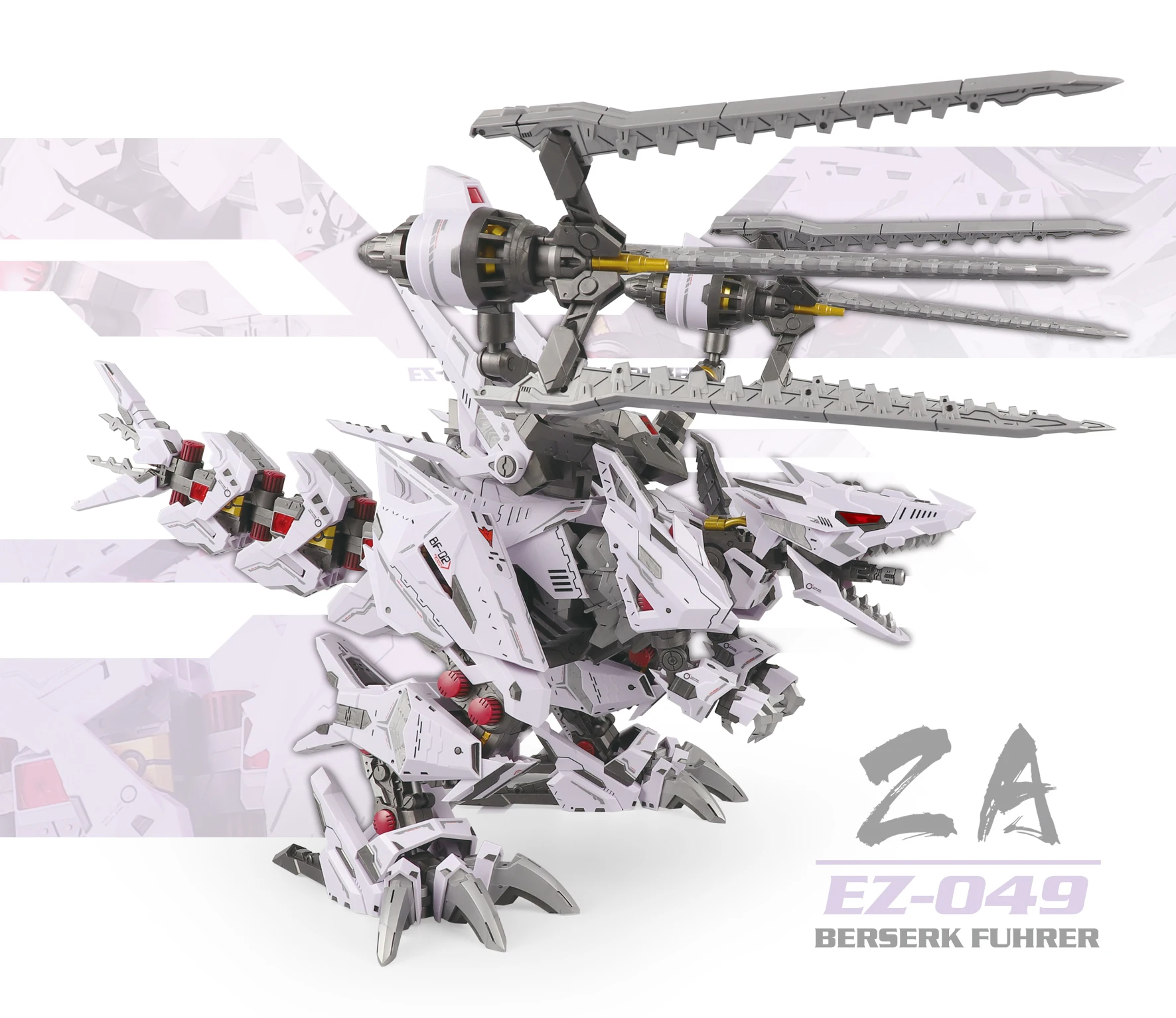 Za 1/72 Ez-049 Berserk Fuhrer Assemblare Kit Di Modelli Action Figures Giocattoli Per Bambini