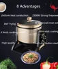 6L Non Stick Multifunction Intelligent Electric Automatic Cooking Machine Cooking Pot Electromagnetic Wok cooker machine 5