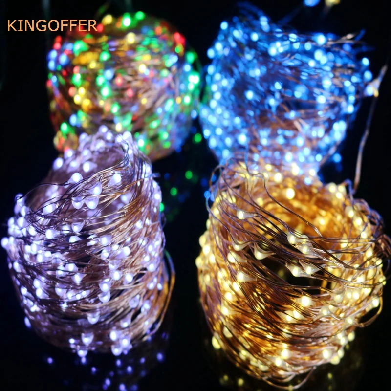 Outdoor Waterproof 10M 20M String Lights Solar Powered LED Fairy lights Copper Wire Christmas Tree Holiday Garden Garland Lamp | Освещение