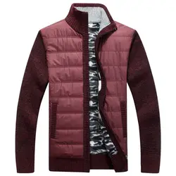 Осень и зима 2019 Мужская и пушистая одежда молодой утолщение вязание досуг теплый свитер на молнии кардиган свитер