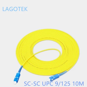 SC UPC TO SC UPC Fiber Patch Cable 10M  SX 2.0mm 3.0mm FTTH Fiber Patch Cables SM Optical Jumper Pigtail