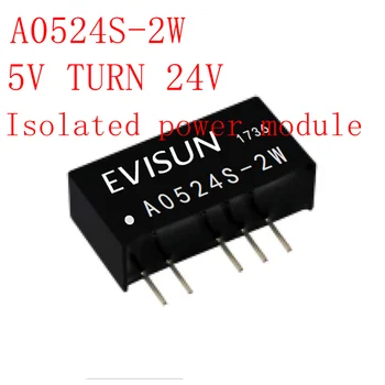 

1PCS A0524S-2W A0524S SIP-5 5V TURN 24V DC / DC isolated power module