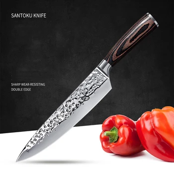 

Kitchen Knife Boning Knife Damascus Butcher Knife Stainless Steel 8 inch 7cr17MOV Bone Meat Fruit Vegetables Fish Chef Knife
