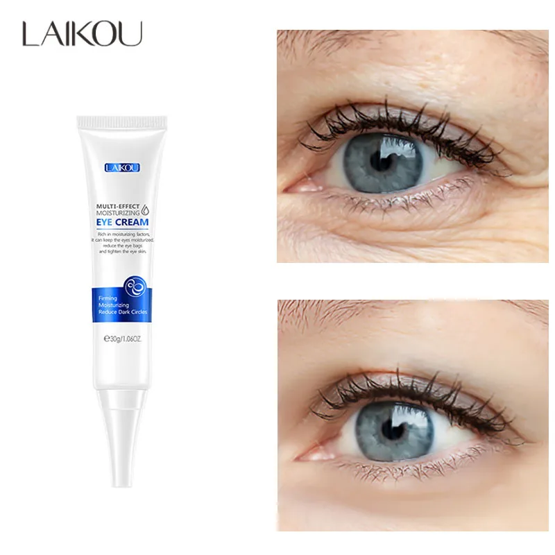 

LAIKOU Anti Wrinkle Eye Cream Multi-effect Moisturizing Tighten Anti Aging Remove Eye Bag Dark Circle Fade Fine Lines Skin Care