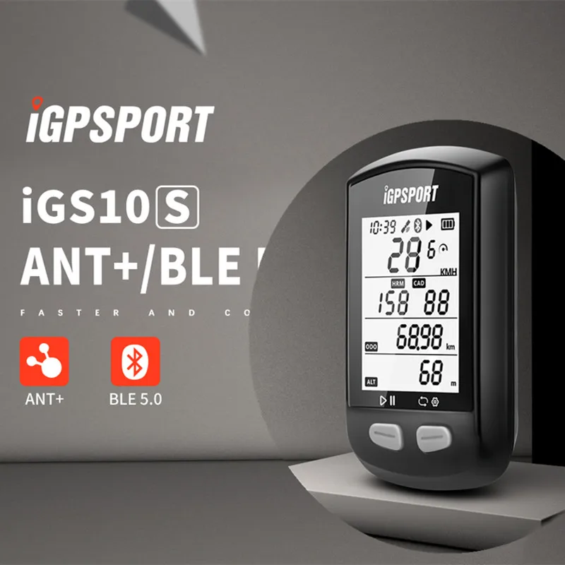 Велокомпьютер iGS10S с GPS-портом i поддержкой частоты педалей датчиков скорости и