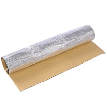 1 шт. 1x1,4 М Универсальный подходит для автомобилей, лодок, грузовиков, без клея, двойной алюминиевый пузырь, Горячая Теплоизоляция, барьер, коврик, Прочный лист