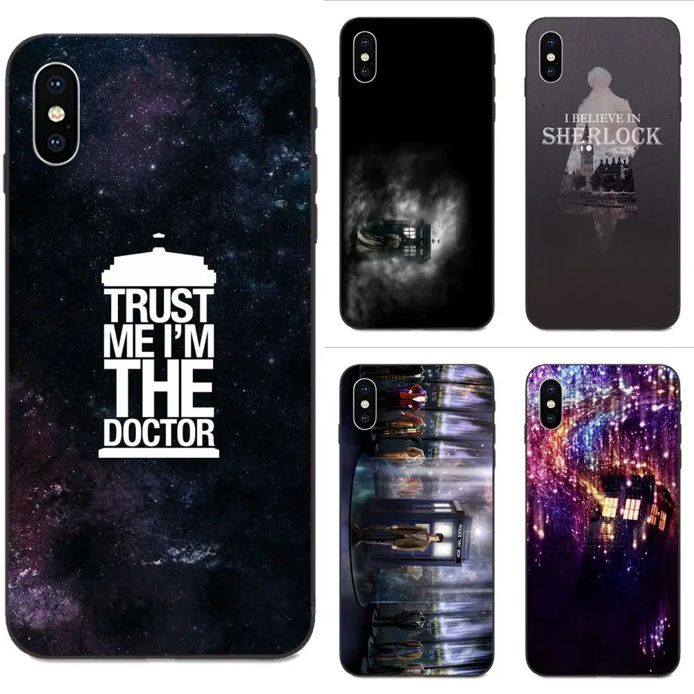 Шерлок 221b с изображением ТАРДИСа из сериала Доктор Кто для Galaxy C5 C7 J1 J2 J3 J330 J5 J6 J7 J730