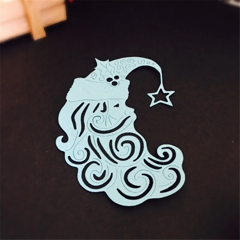 Santa Claus Metal Cutting Dies Stencils Scrapbooking Embossing DIY Crafts | Дом и сад