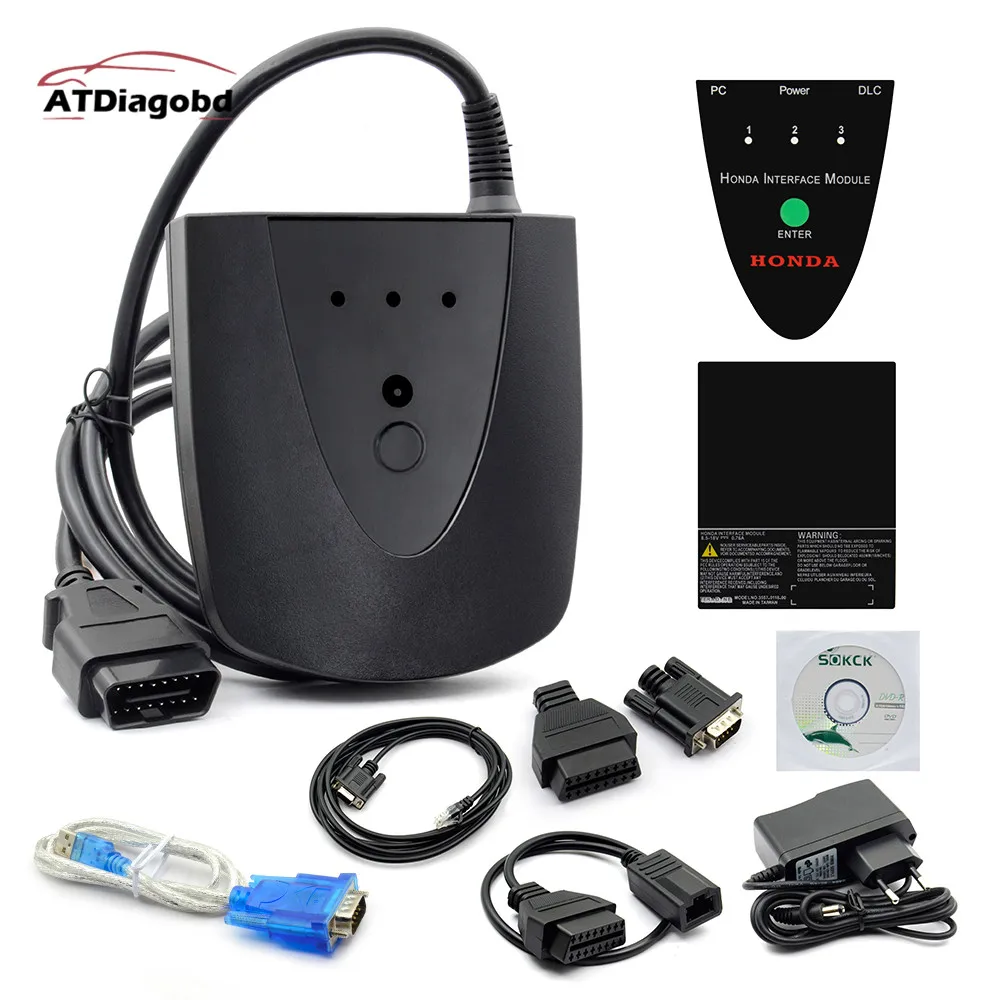 

HDS Tool HIM Diagnostic Tool For Hon-da HDS Newest Version with Double Board USB1.1 To RS232 OBD2 Scanner