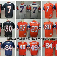 Stitiched, Denver, Dennis Smith, John Elway, Terrell Davis, Steve Atwater, Shannon Sharp, Peyton Manning, Throwback Jersey
