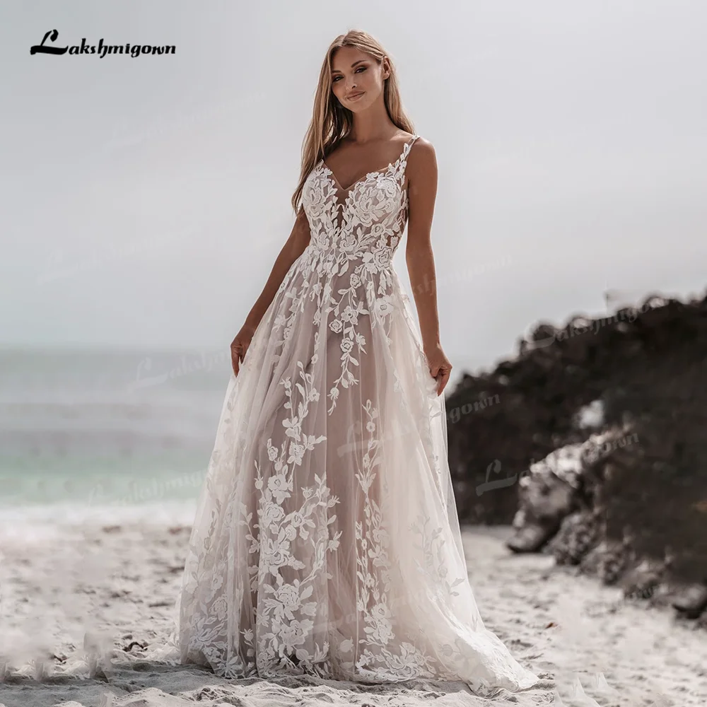 Dreamy Beach Wedding Dress A Line ...