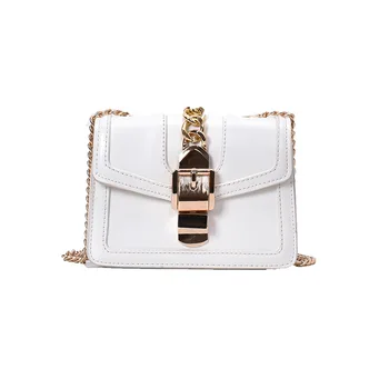 

Summer Little Bag Woman 2020 New fashion Korean small square bag Foreign style single shoulder cross-body chain bag chain bag ve