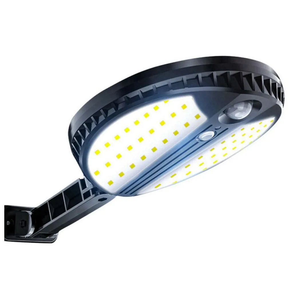 70LED солнечный светильник с датчиком 6000-7000K 500 лм наружная садовая Лампа безопасности Водонепроницаемая с поликремниевой солнечной панелью#2135