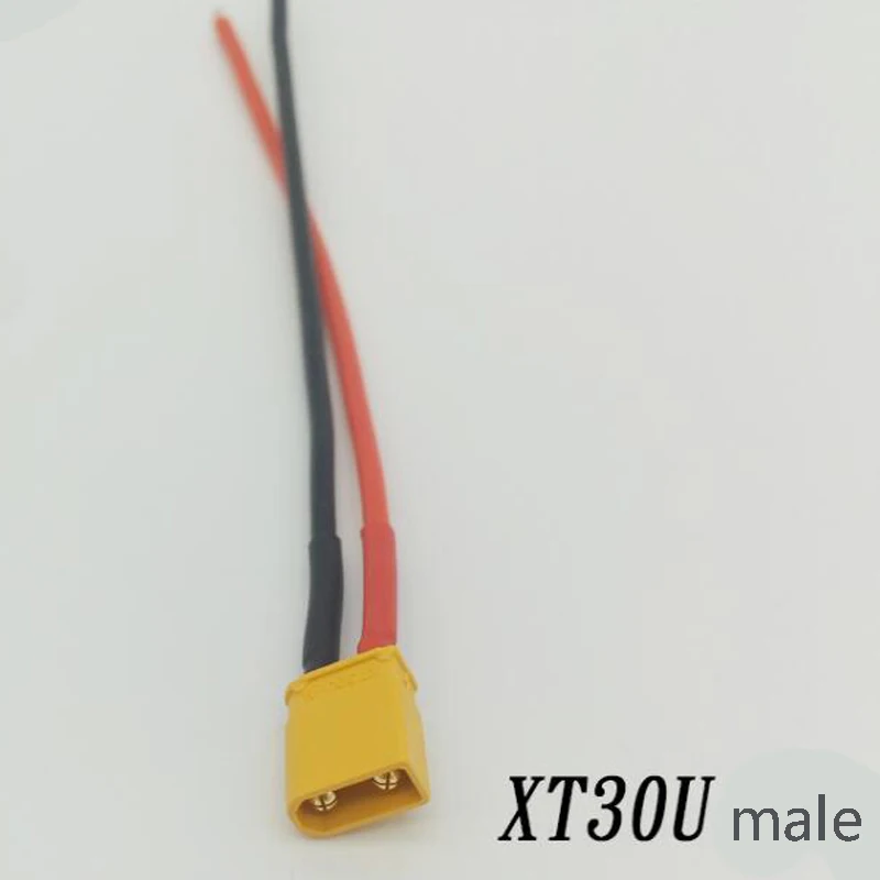5 пар Amass XT30 XT30U Штекерный гнездовой разъем w/ 100 мм 16AWG или 18AWG силиконовый провод