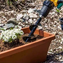 1PCS Earth Auger Hole Digger Tools Planting Machine Drill Bit Fence Borer Petrol Post Hole Digger Garden Tool