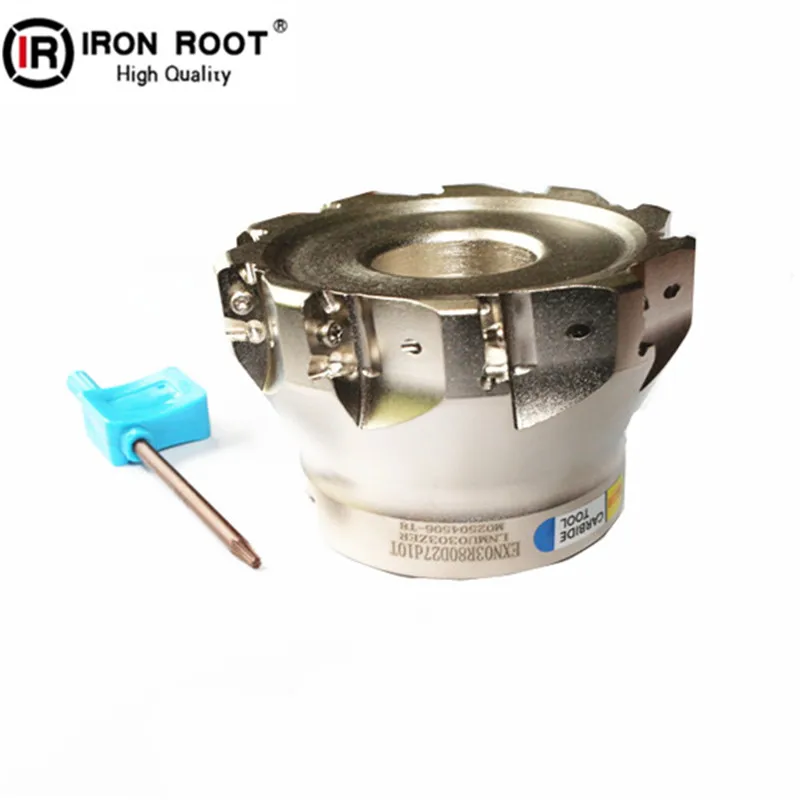 CNC Milling Tools EXN03R80D27d-10T Fast-forward Indexable Face Milling Cutter