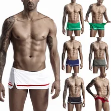 Новинка, Мужские Стильные домашние спортивные брюки со стрелками, модные домашние удобные трусы для геев