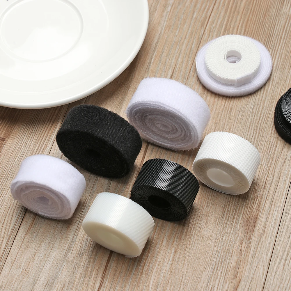 6/8/20mm Fastener Tape Magic Sticker for Doll Sewing Clothes Sewing Magic Tape Sticker Paste Strap DIY Doll Clothing Accessories — view 2