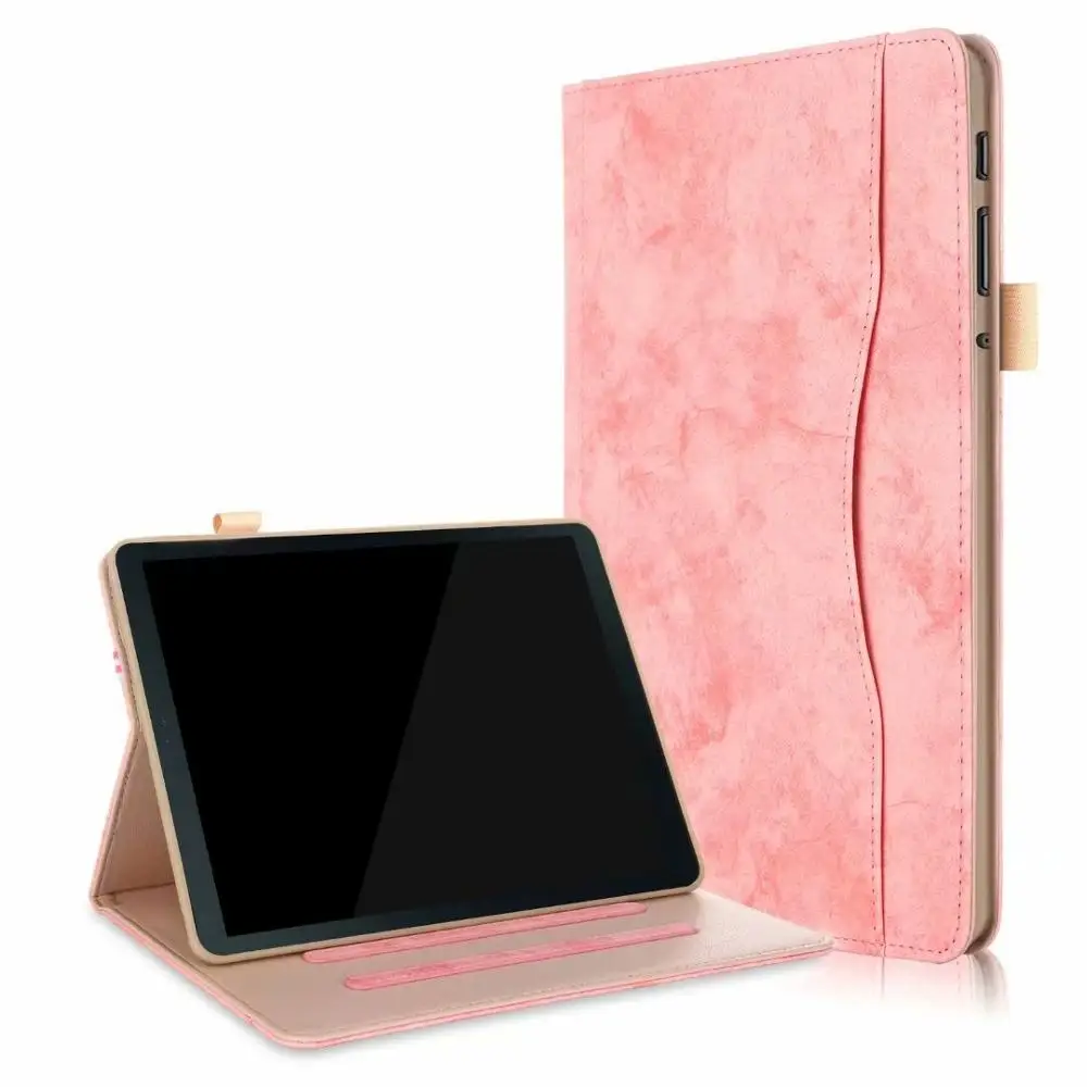 Чехол из искусственной кожи для samsung Galaxy Tab A 10,5 T590 T595 T597 SM-T590 SM-T595 Smart Cover для samsung Tab A 10,5 чехол - Цвет: pink