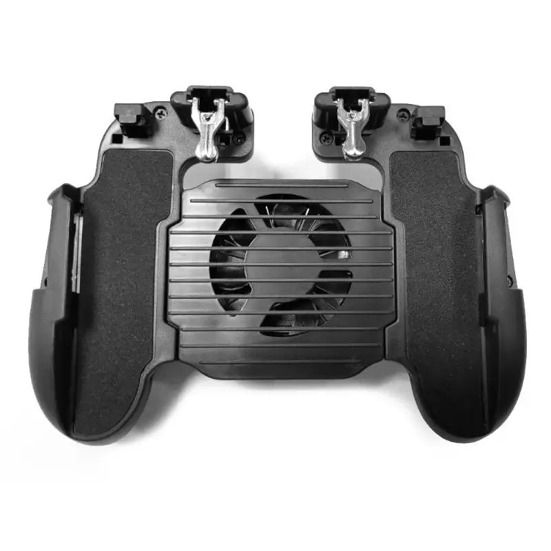  Mobile Phone Trigger L1R1 Button Aim Key With Cooling Fan Holder For Android Ios Game Pubg Gaming S