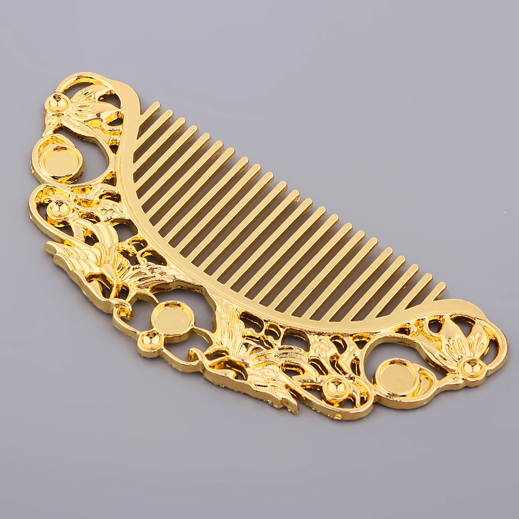 silver color Golden Color Round Cabochon Bezels Blank Hair Side Comb Cabochon Clip Hair Pin Clip Barrette Blanks Hairpin Findings