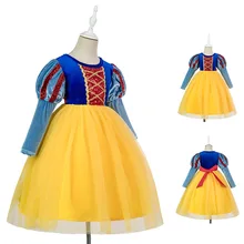 Baby Girls Flower Kids Dress for Girls Long Sleeves Tutu Tulle Party Princess Dress Birthday Party Evening Prom Dress