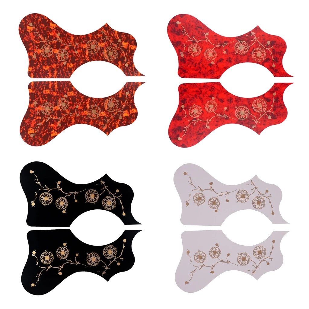 1 Pair Self Adhesive Acoustic Guitar Pickguard Hummingbird Scratch Plates DIY | Спорт и развлечения