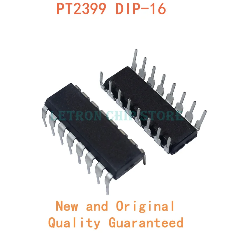 Новый и оригинальный чипсет IC PT2399 DIP16 DIP-16 DIP 10 шт. | Электронные компоненты