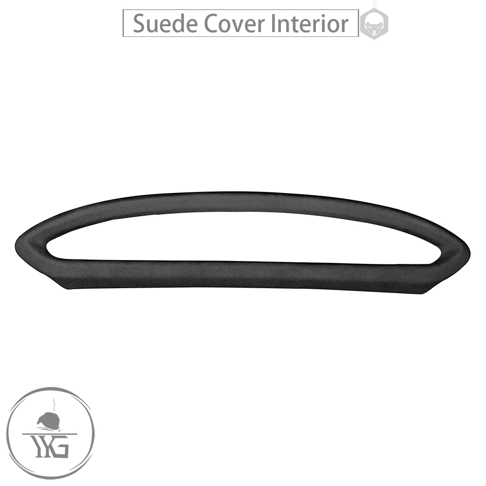 Girare la copertura dell'involucro della pelle scamosciata della pelliccia per Subaru BRZ Toyota 86 GT86 2013-2020 cruscotto centrale aria condizionata telaio di sfiato accessori per auto - immagine 6