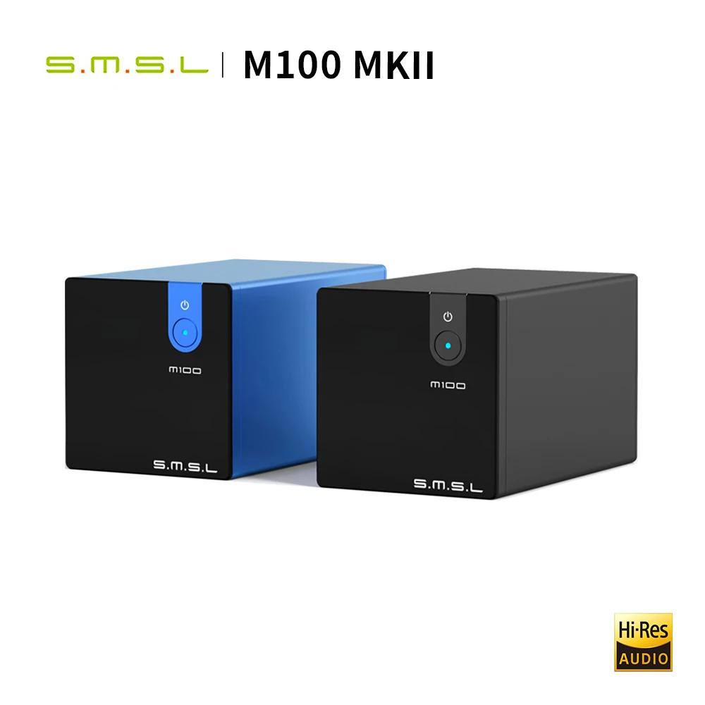 SMSL M100 MKII аудио DAC USB XMOS XCore200XU208 PCM768k/DSD512 оригинальный DSD SABRE9018Q2C THD 0.0003%