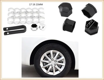 

17 19 21mm Car accessories 20Pcs tire nut bolt protection cap shape for Renault Initiale Fluence Alpine Wind R-Space 2 3.2
