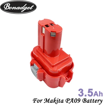 

Bonadget 3500mah 9.6V 3.5Ah Power Tool Battery For MAKITA 9.6V Lithium Battery Replace 9120 9122 9133 9134 9135 9135A 6222D 6260
