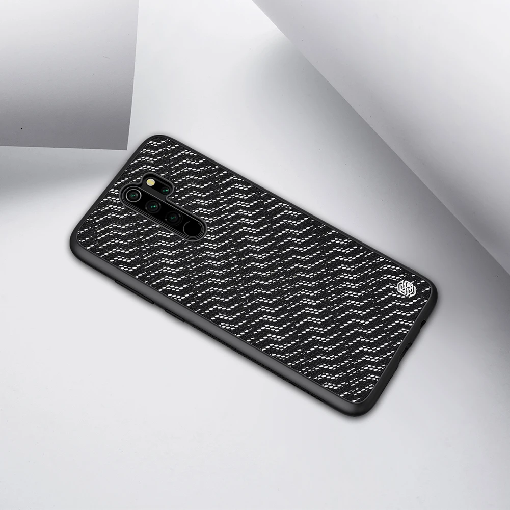 NILLKIN Redmi Note 8 Pro Чехол тканая полиэфирная сетка светоотражающий защитный чехол на заднюю панель для Xiaomi Redmi Note 8 Pro