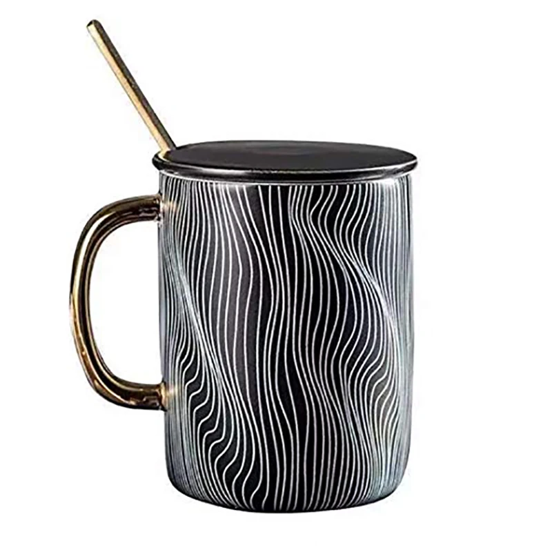 Best Creative Couple With Lid And Spoon Couple Cup Mugs Phnom Penh Handle Mug Office Creative Mugs Coffee Cups Ceramic Mugs Home Wate