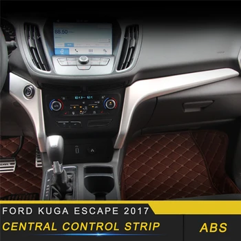 

For Ford KUGA Escape 2017 2018 Central Control Strip Cover Trim Frame Sticker Interior Accessories
