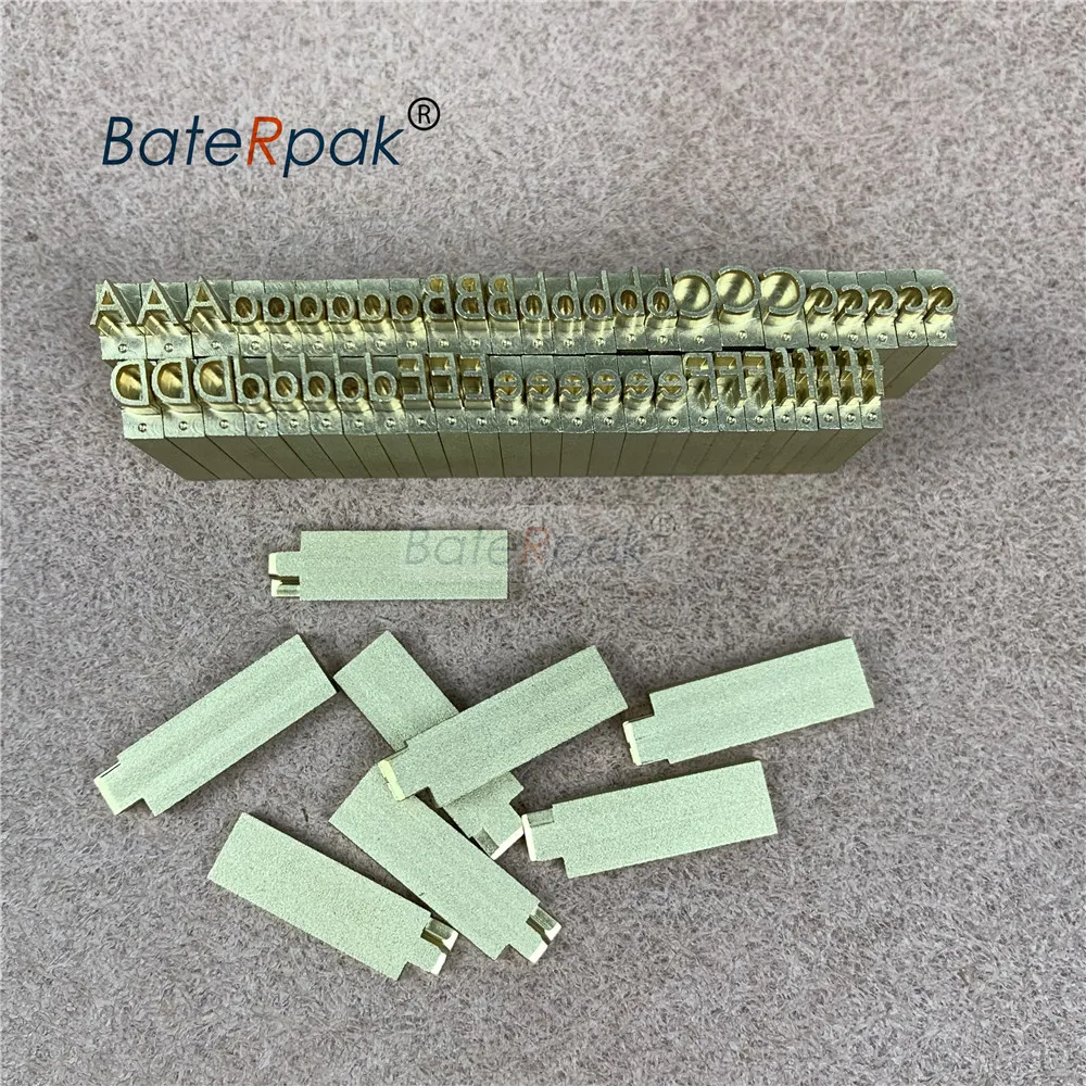 23.5MM Brass Stamping LettersTime New Roman style brass hot foil stamping letters, "A" height 4mm,307PCS/SET,10days ship out