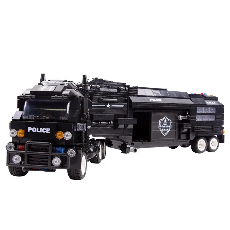 

Wma Building Blocks SWAT Combat Team Defenders Combat Command Car Science And Educational Assembled Building Blocks Minifigures