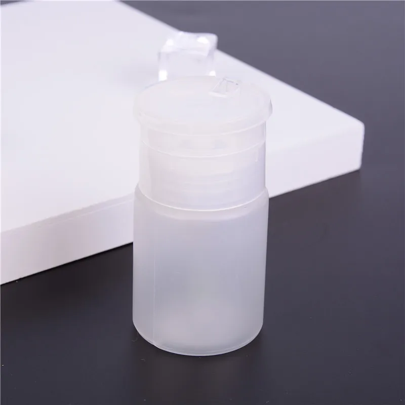 

1Pc Nail Art Polish Clean Remover Dispenser Empty Acetone Pump Bottle Container