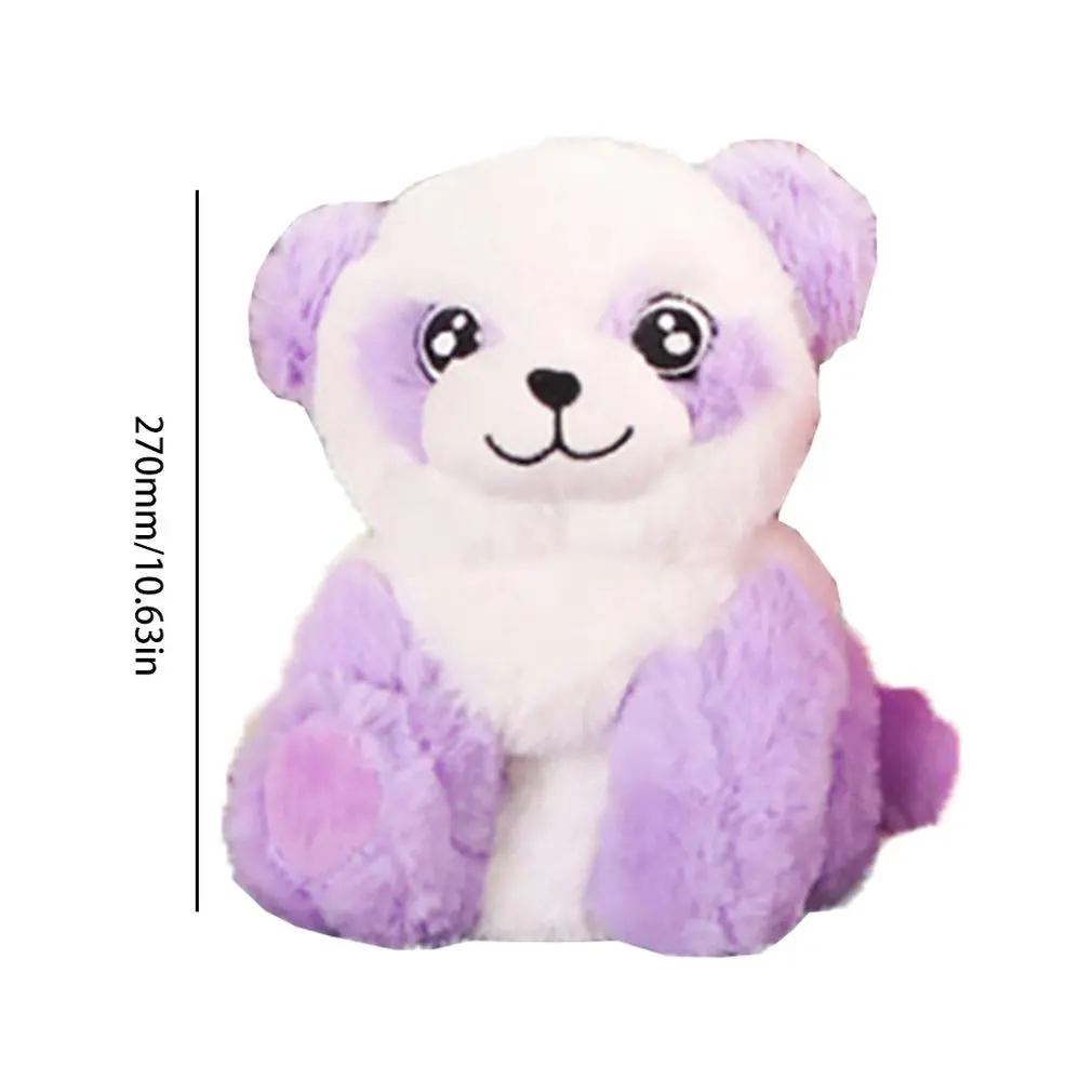 purple bear Милый браслет с животными из мультфильмов, плюшевая игрушка, кукла единорог, Шиба-ину, обезьяна, персидский кот, кукла, детский подарок на праздник - Цвет: purple bear