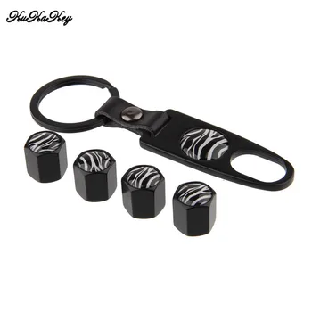 

KUKAKEY Metal Alloy Car Wheel Tire Valve Stem Caps Zebra Pattern Anti Theft Tyre Valve Caps For KIA Sportage Ceed Rio 3 4 Cerato