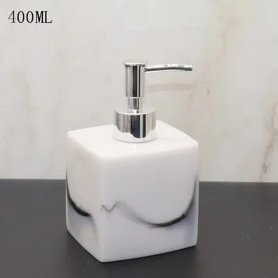 Смола дезинфицирующее средство для рук Бутылка для лосьона гель для душа шампунь Пресс бутылка для ванной комнаты портативная бутылка для мыла O002 - Цвет: 400 ML