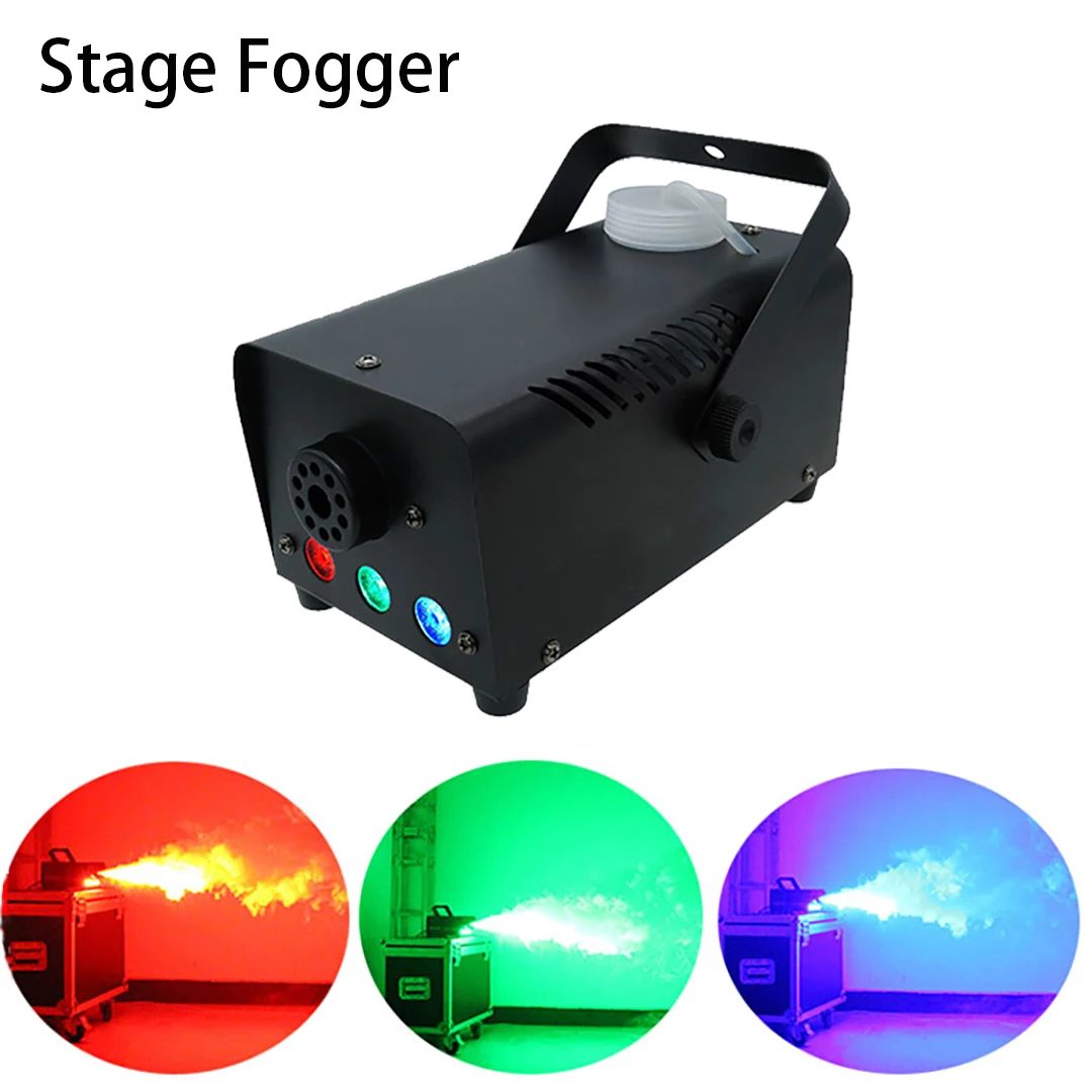 Stage Fogger 400W LED Wire/Remote Control Fog Machine Pump Dj Disco