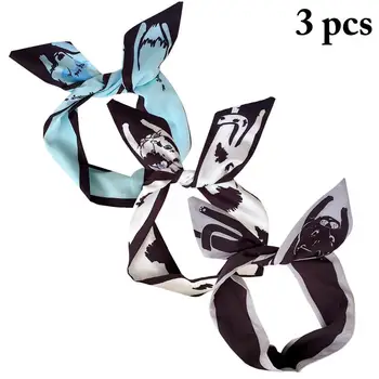 

3pcs Cute Cartoon Headbands Cute Cat Printed Hair Band Headwear Hairband Hair Accessories Headdress for Women Girls