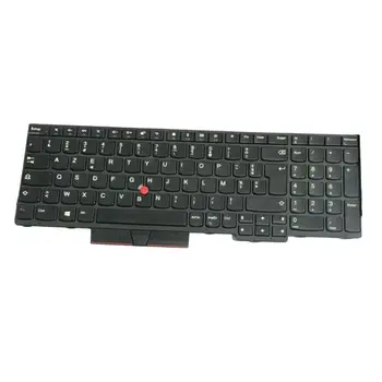 

New Laptop FR Keyboard with Frame for Lenovo Thinkpad E580 L580 E585 Black